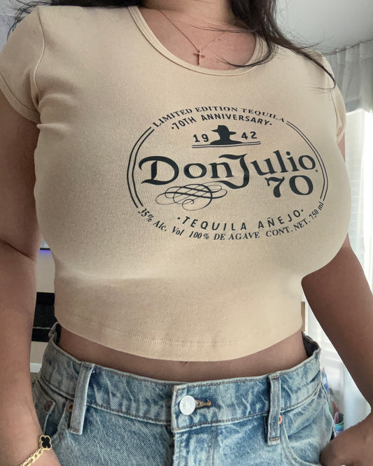 Don Julio Cropped Baby Tee